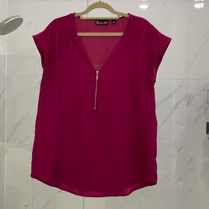 7th Avenue Hot Pink Blouse